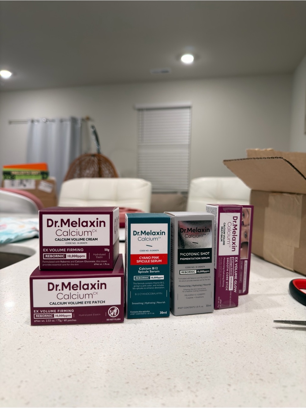 Dr melaxin Calcium™ Skincare Set in Burgundy and Teal